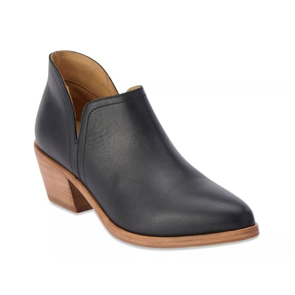 Nisolo Womens Leather Heeled Mia Ankle Booties Size 9 Black Anthropologie $228 - Picture 1 of 9